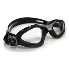 Aqua Sphere Kayenne zwembril transparante lens zwart-zilver